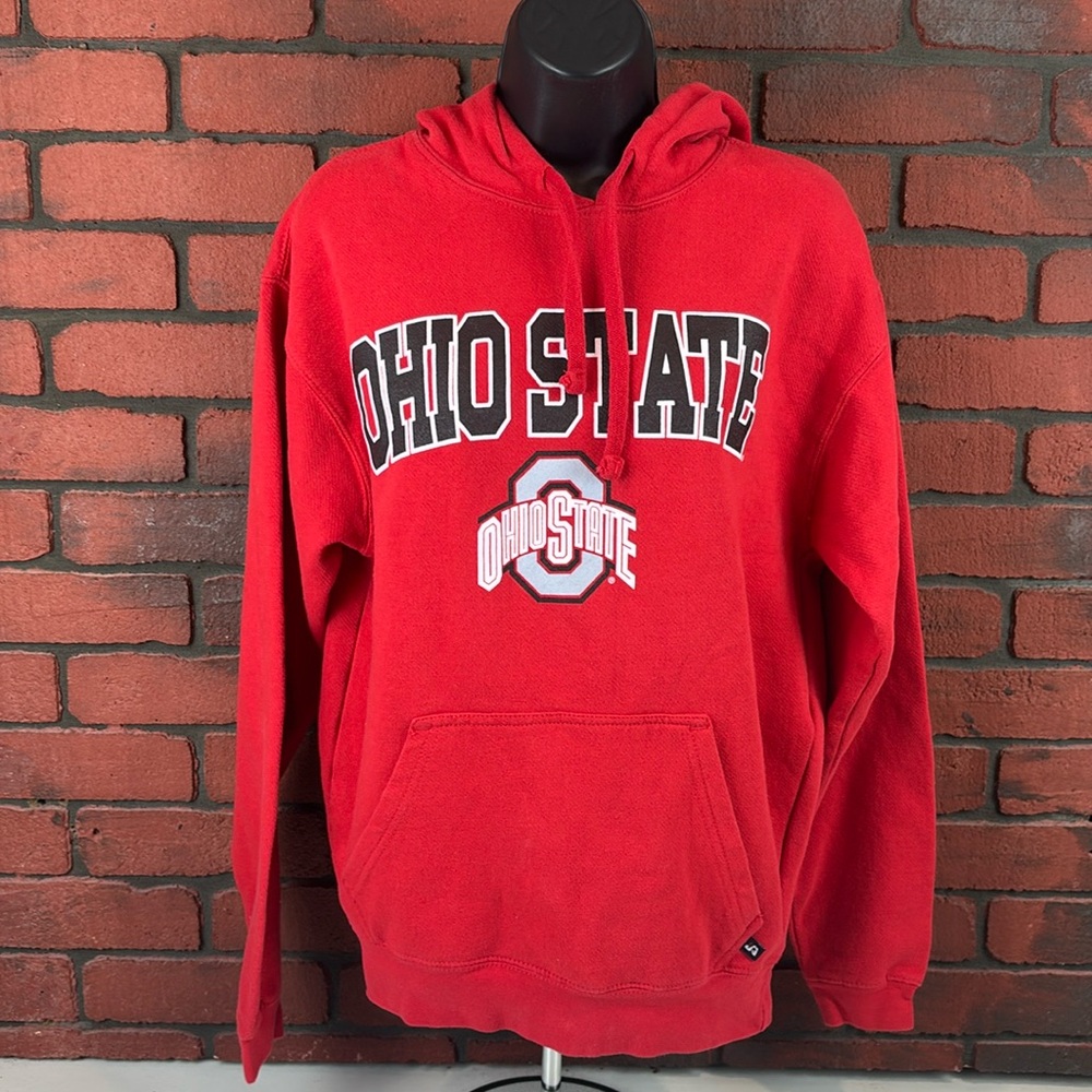 J. America  Hoodie‎ Womens Medium Red Ohio State